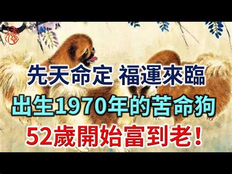 70年次生肖五行|【70年次生肖五行】1970年次生肖五行：一窺屬狗者的命格奧秘